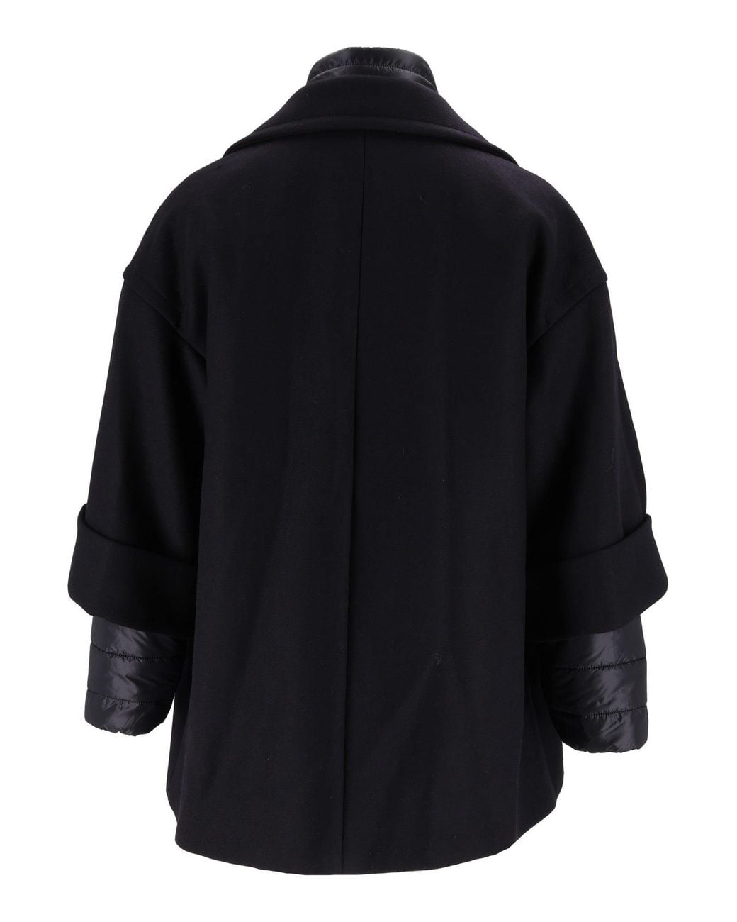 Fay Blue Double-Layer Quilted Cape