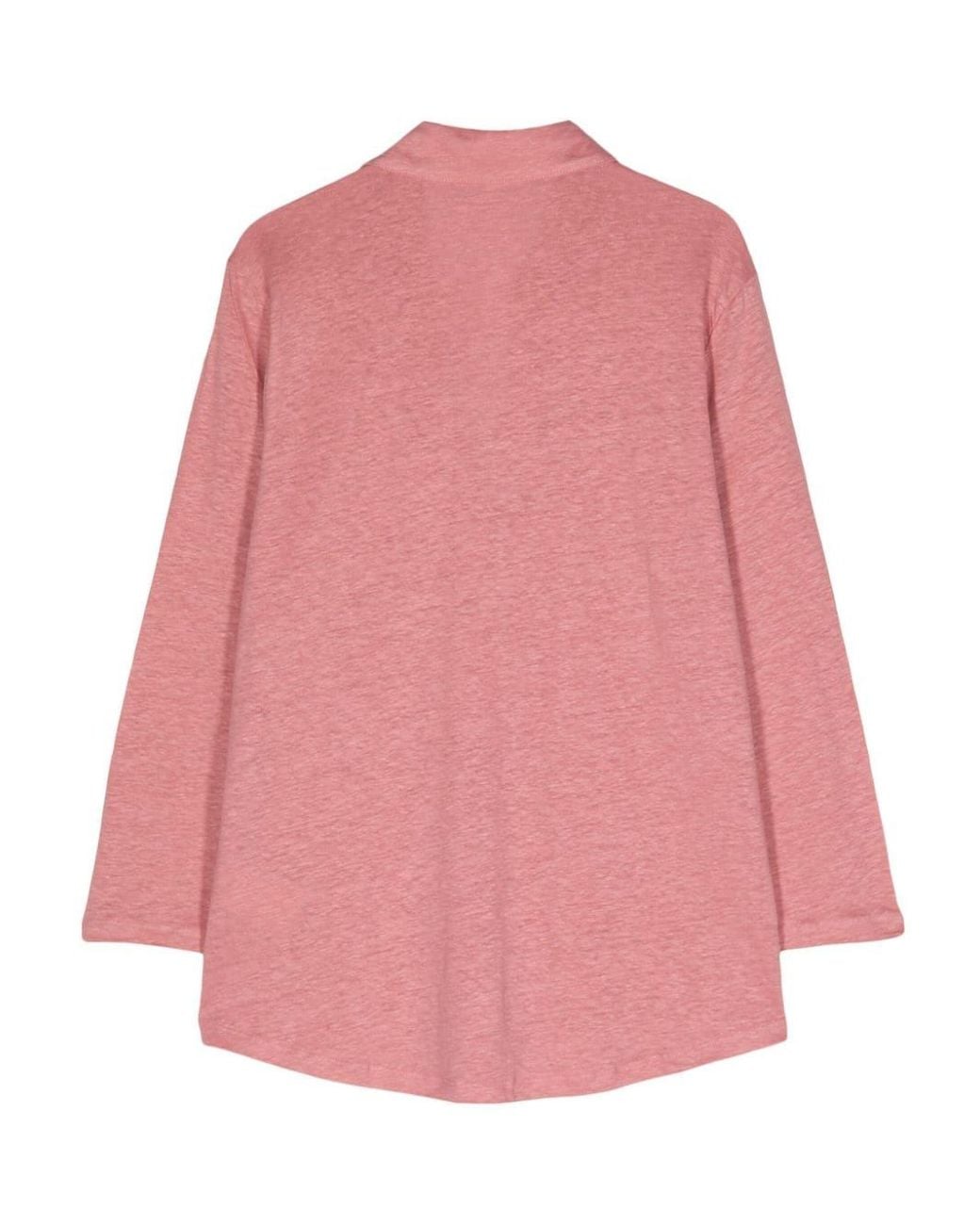 Majestic Pink Shirts Linen
