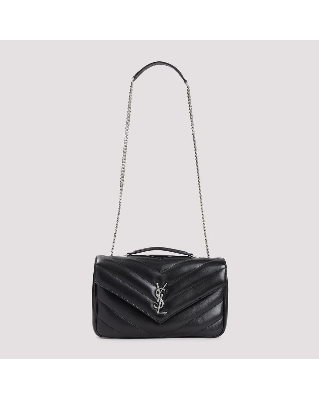 Saint Laurent White Loulou Handbag