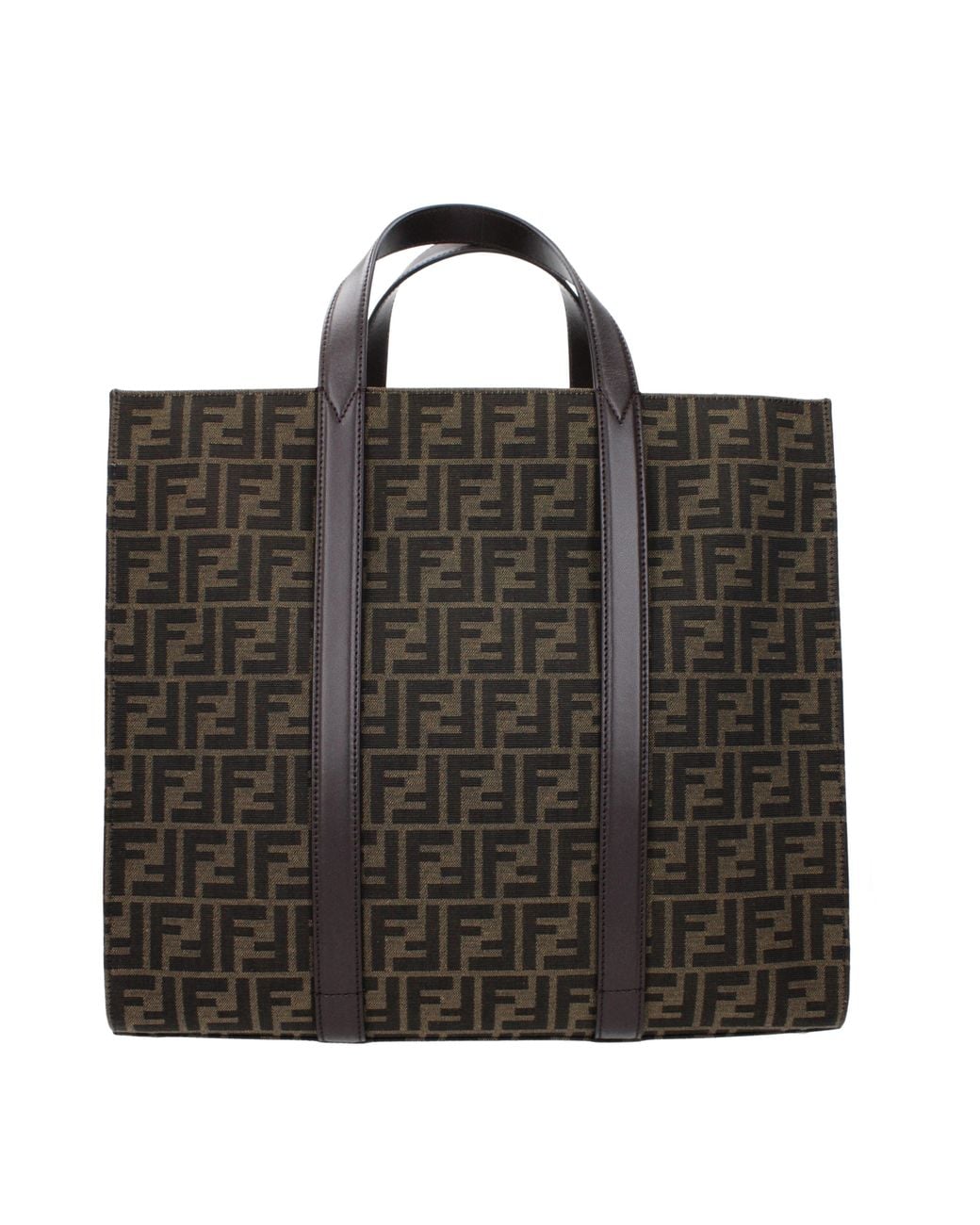 Fendi Black Handbags Fabric/Ebony