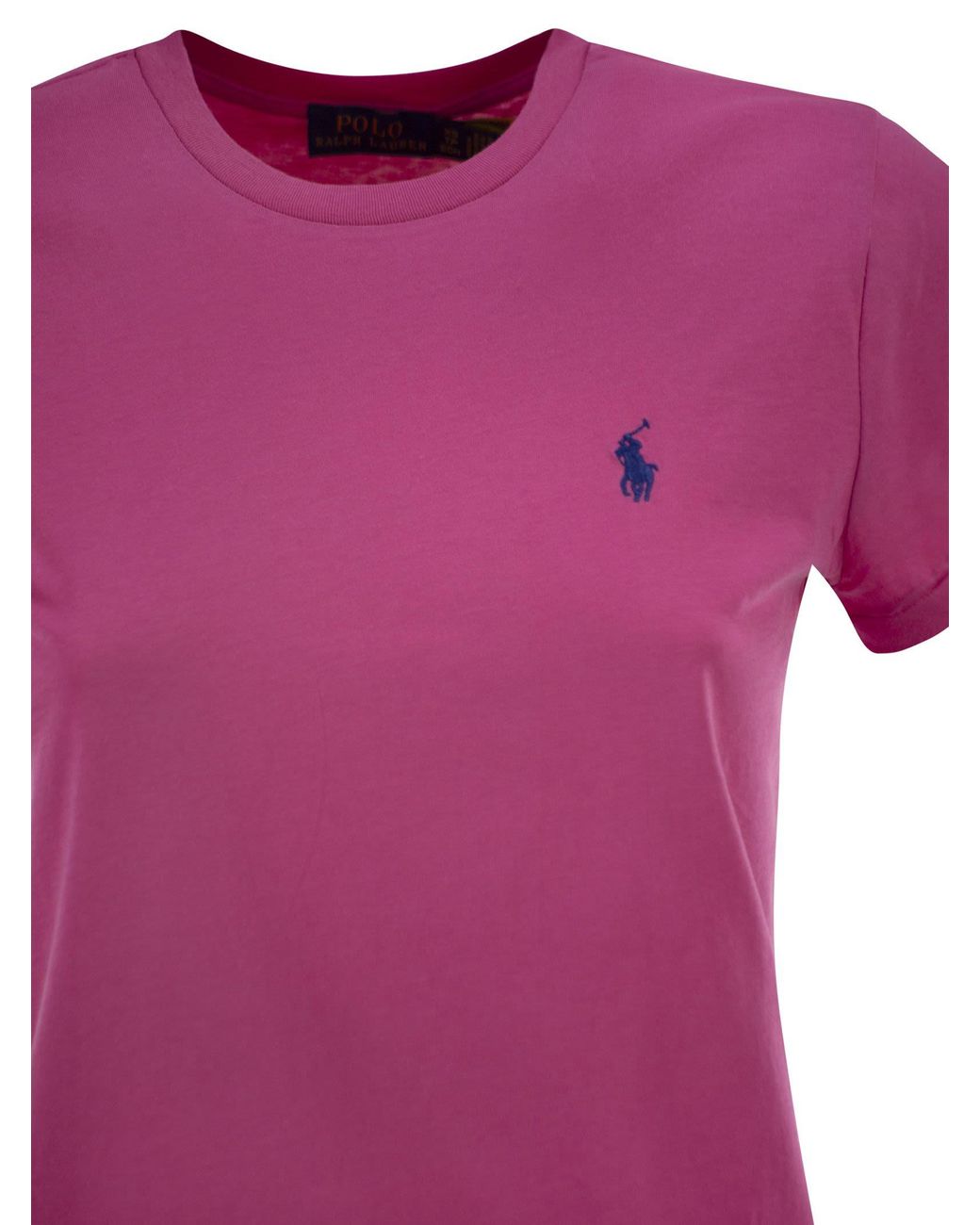 Polo Ralph Lauren Pink Classic-Fit Crew Neck T-Shirt