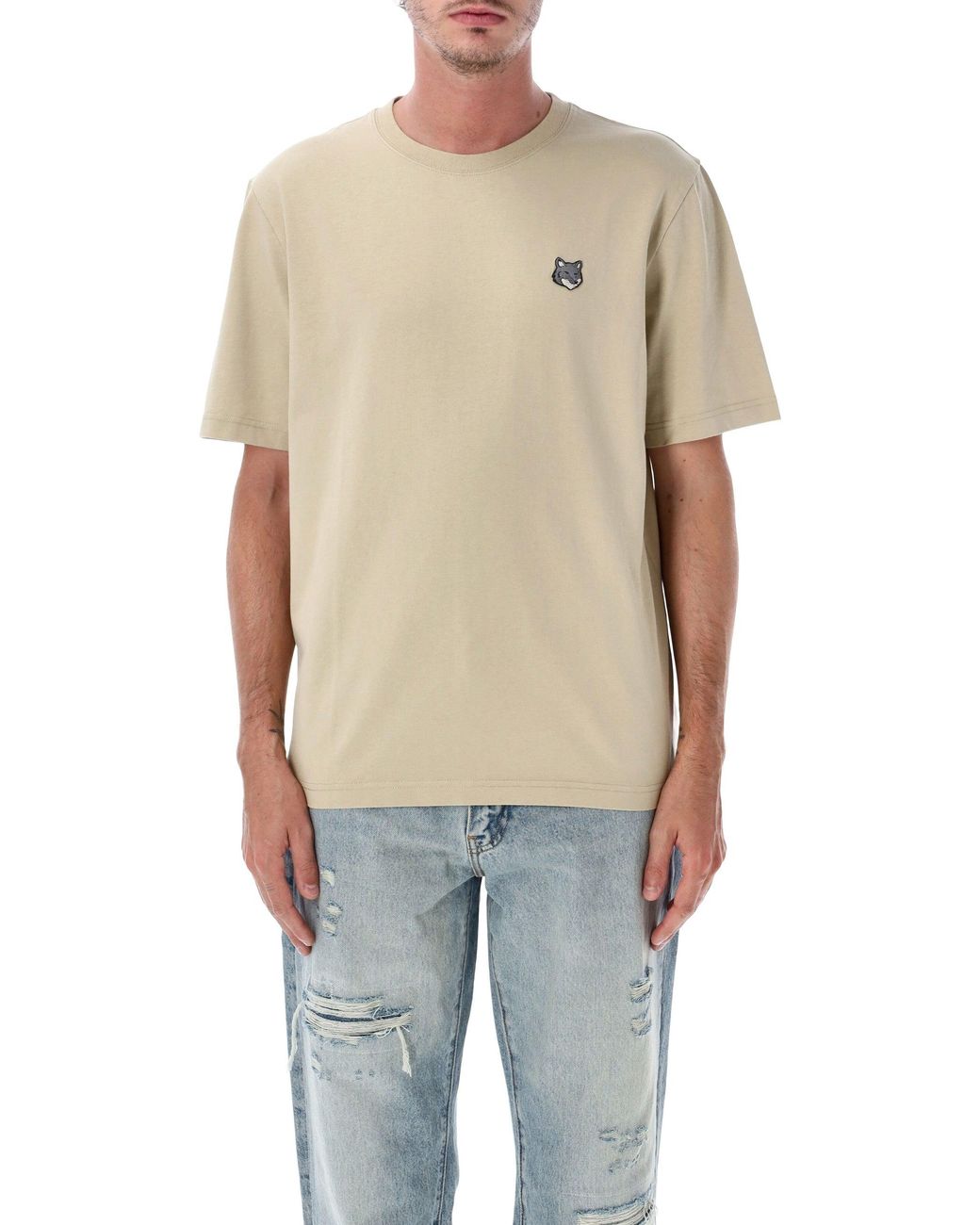 Maison Kitsuné Blue T Shirts And Polos