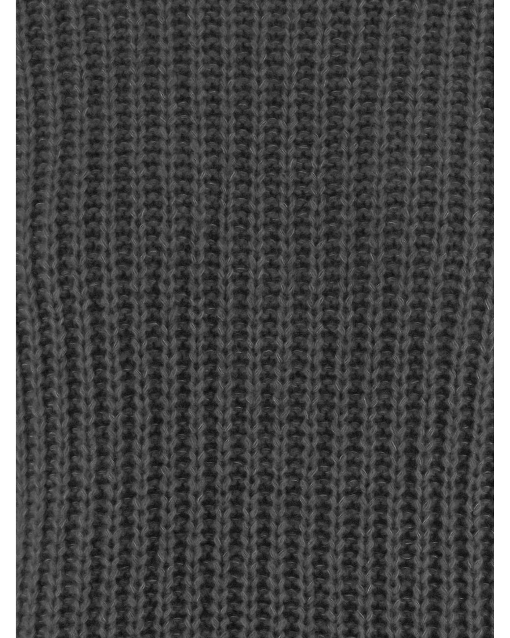 Allude Gray Cashmere And Silk Sweater
