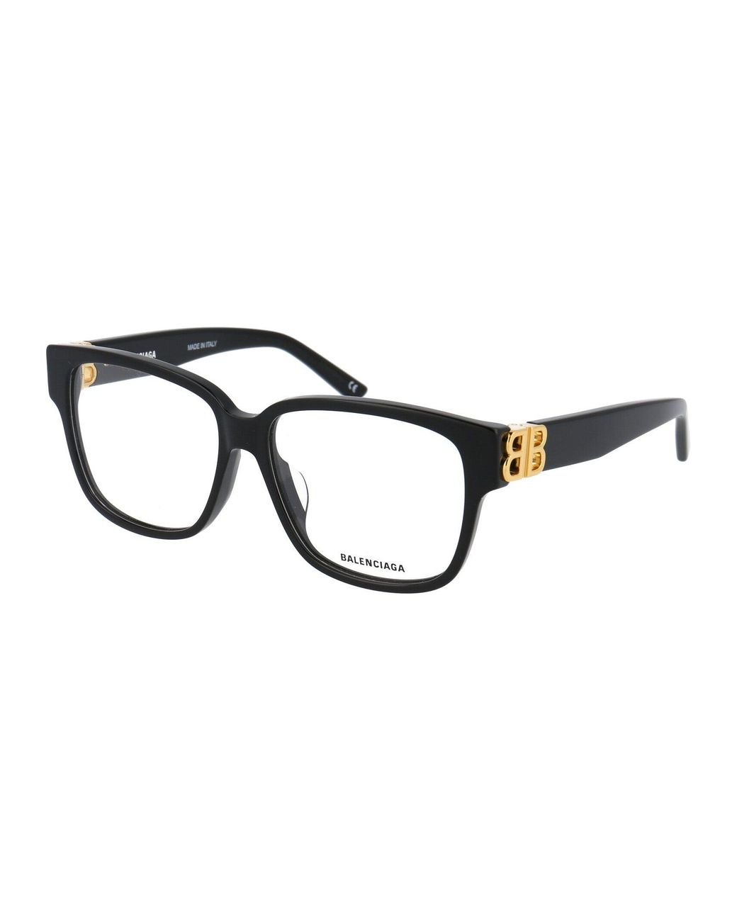 Balenciaga Brown Acetate Optical Glasses