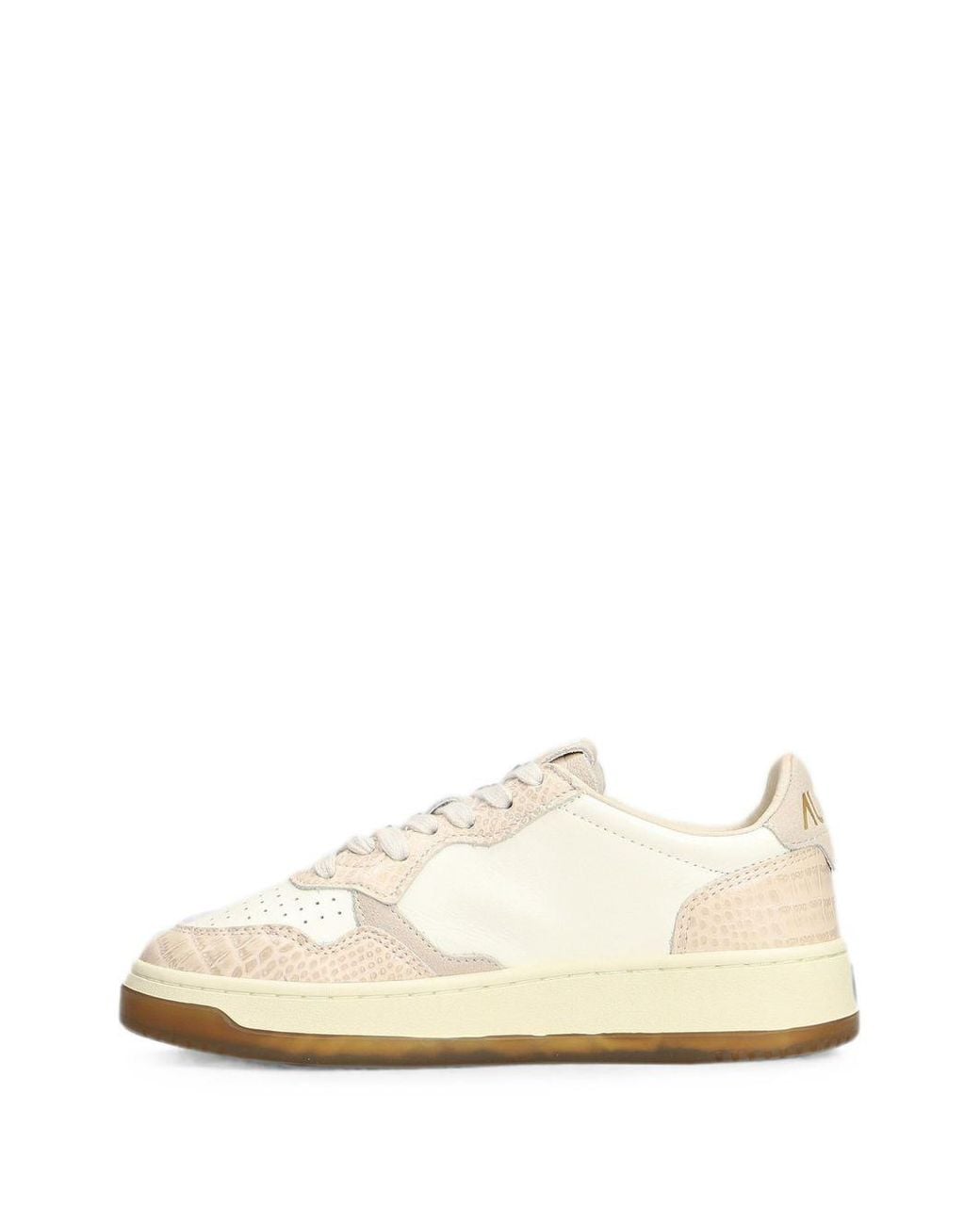 Autry White Medialist Low Sneakers