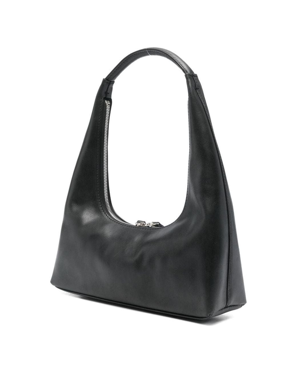 MARGE SHERWOOD Black Leather Hobo Bag