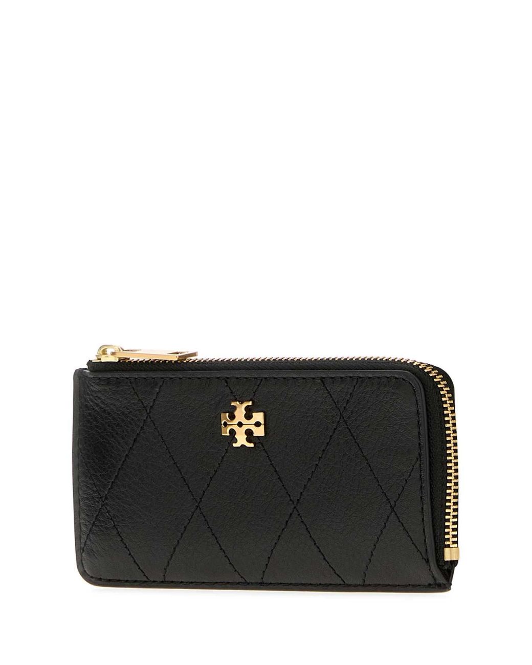 Tory Burch Black Mini Zip Cardcase