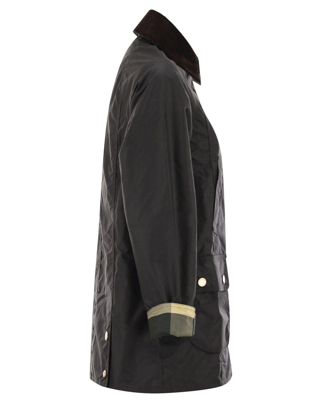 Barbour Black Modern Beadnell Waxed Jacket