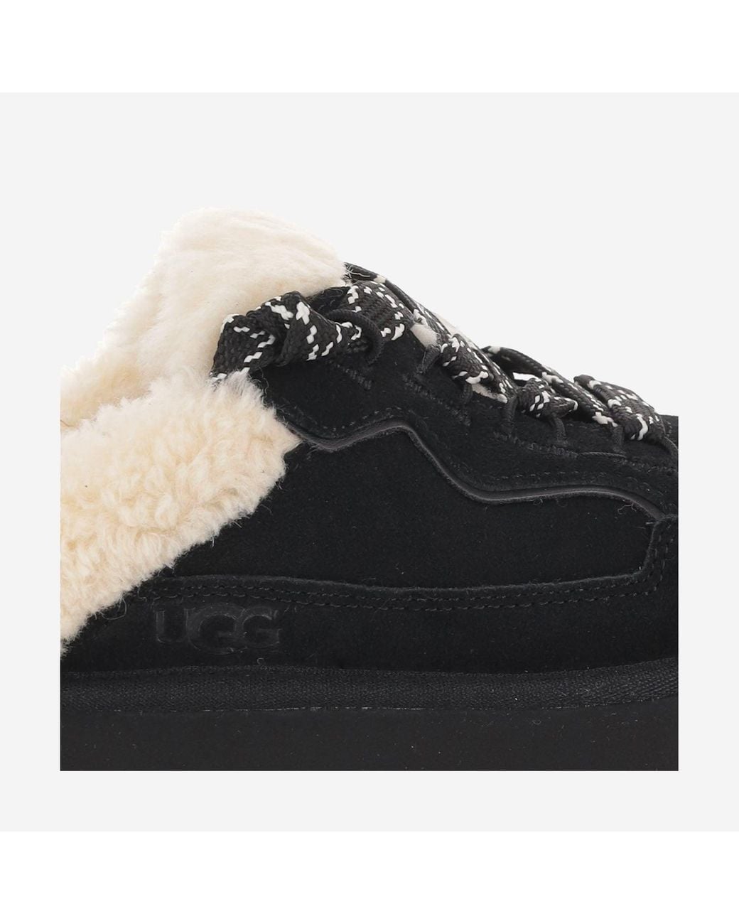 Ugg Black Mules Lowmel Suede