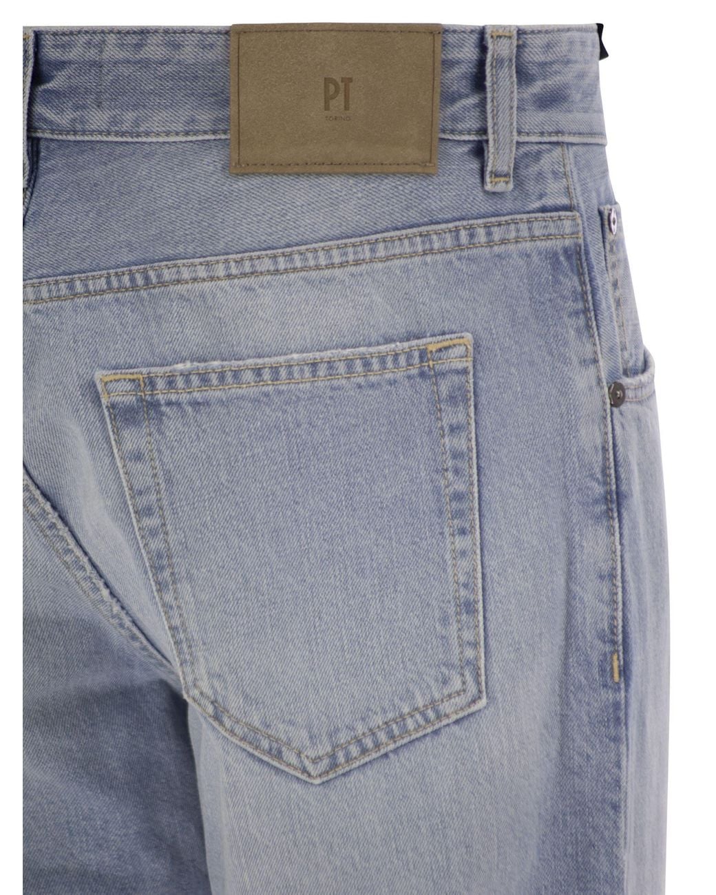 PT Torino Blue Rebel- Straight-Leg Jeans