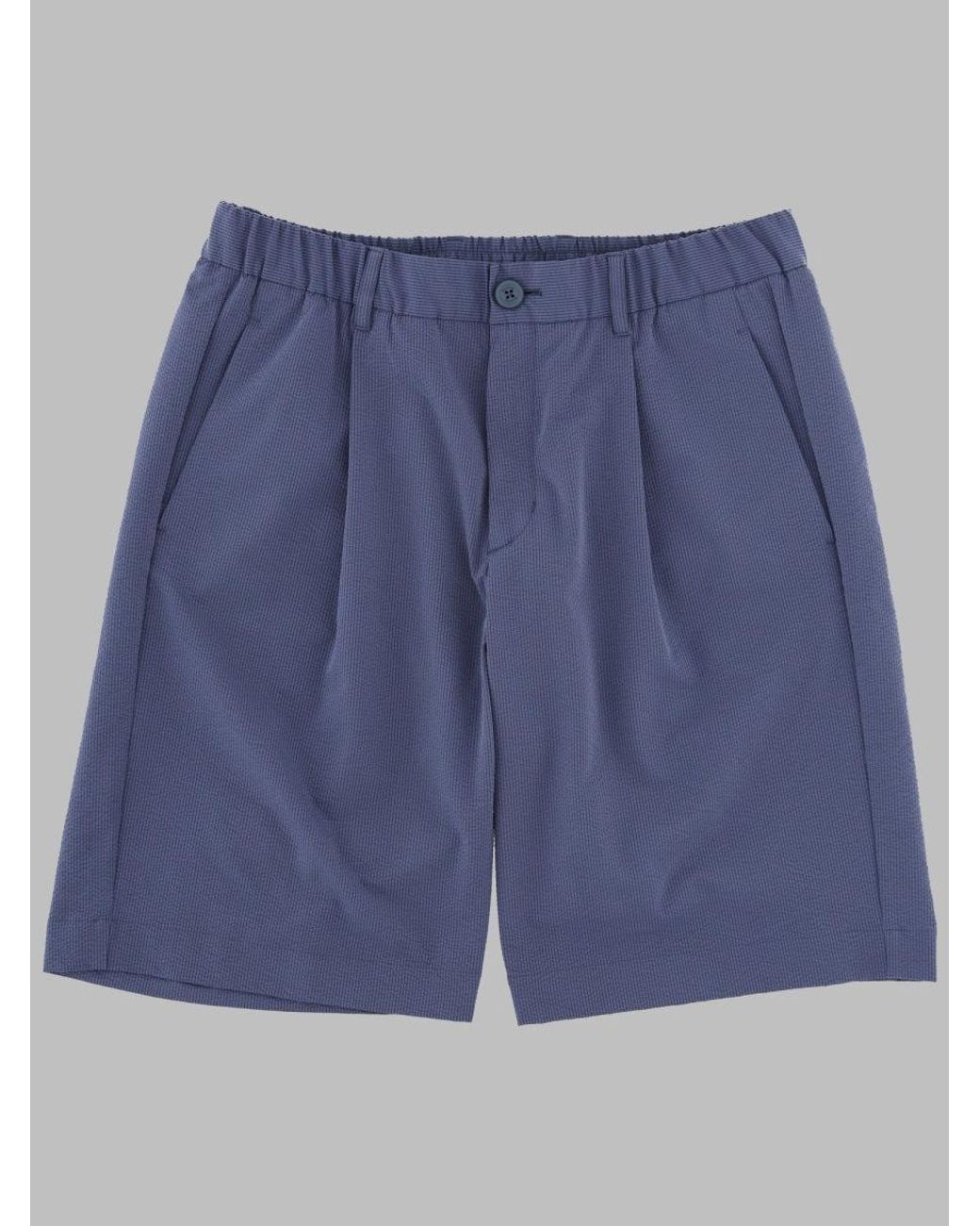 Herno Blue Shorts A Coste