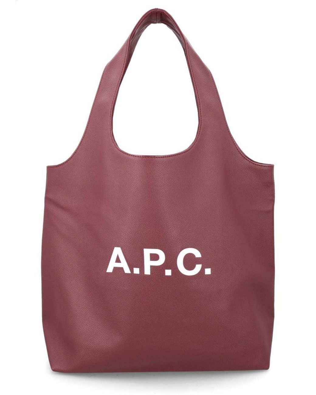 A.P.C. Purple Ninon Shopper Bag