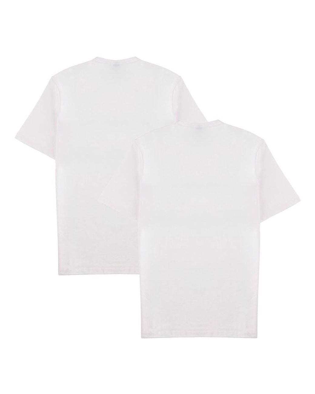 HUGO White Set Da Due T Shirt Con Logo