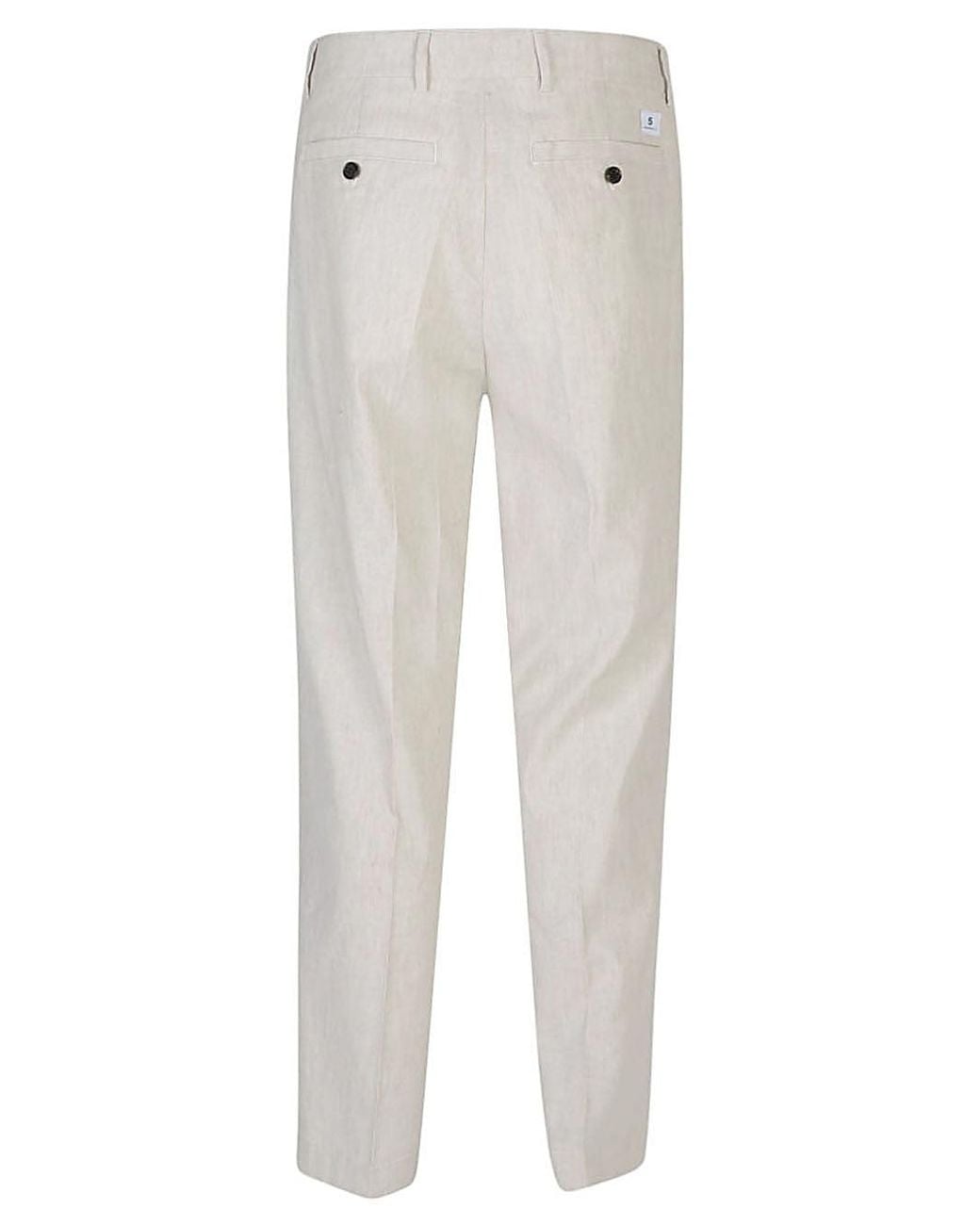Department 5 White Wide Leg Trousers