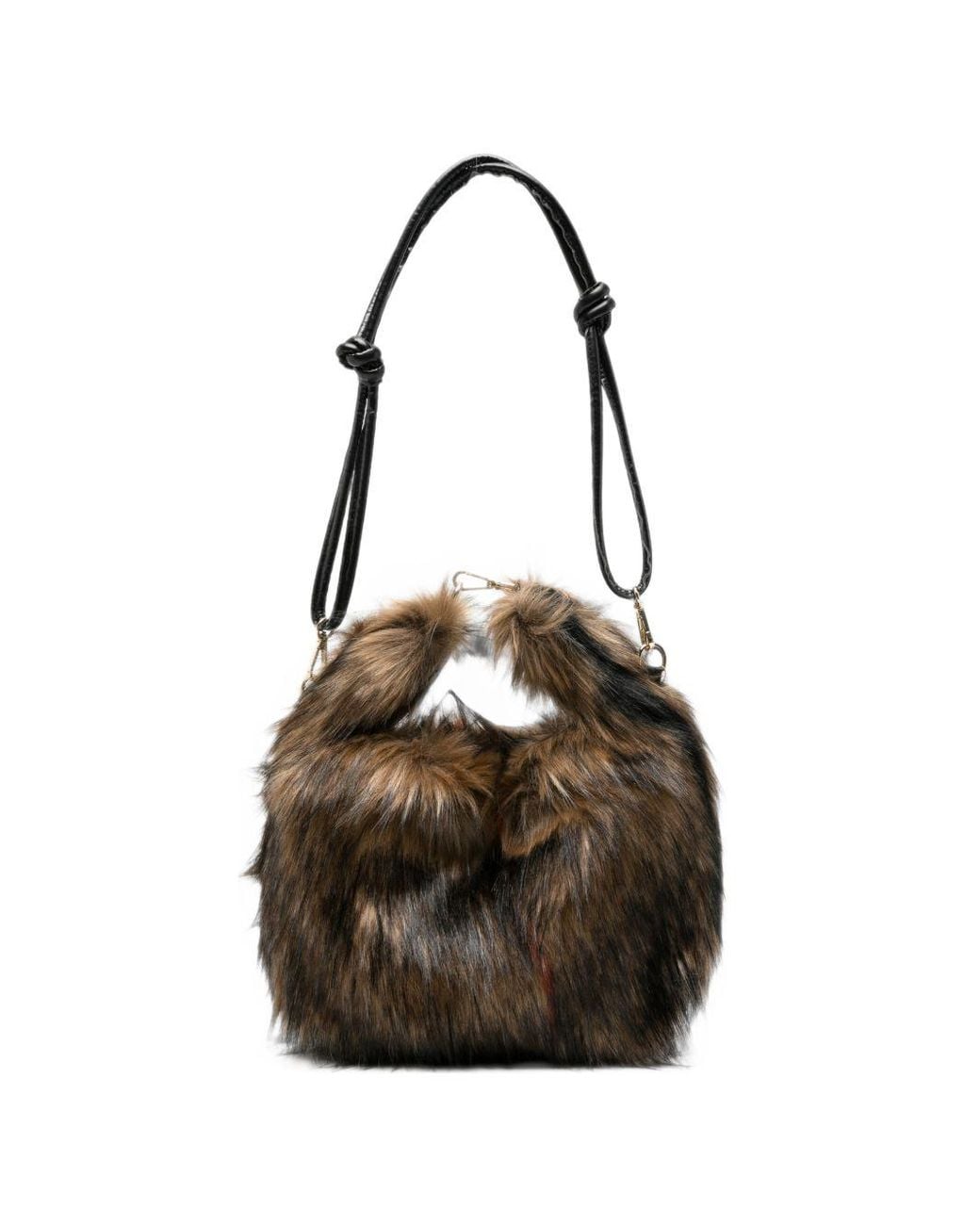 La Milanesa Brown Alva Bucket Bag