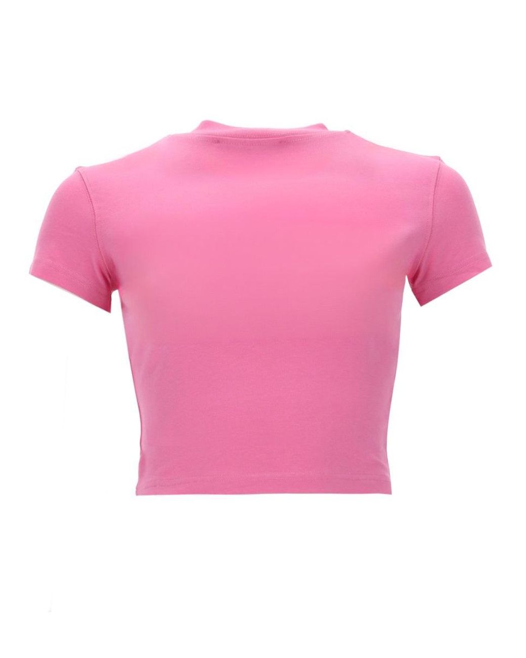 Versace Jeans Couture Pink T-Shirt Con Logo Glitterato