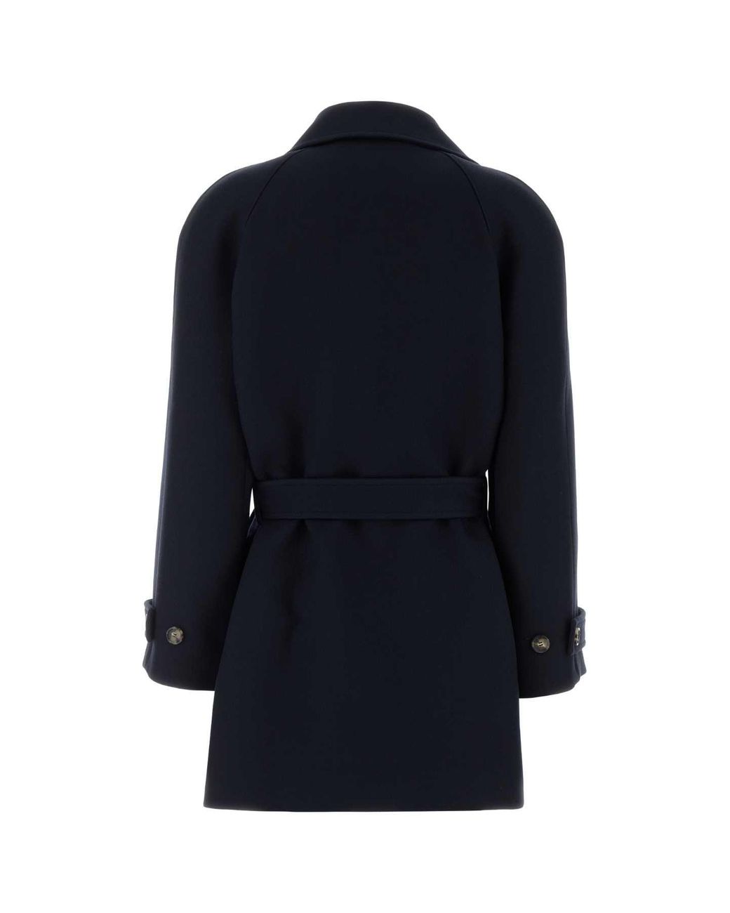 Loewe Blue Wool Blend Coat