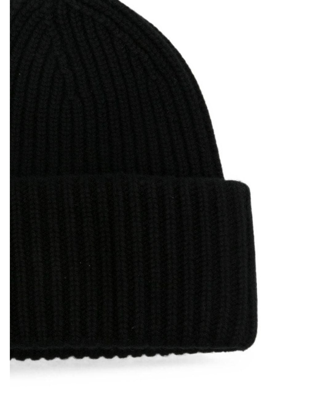 Soft Goat Black Wool Beanie