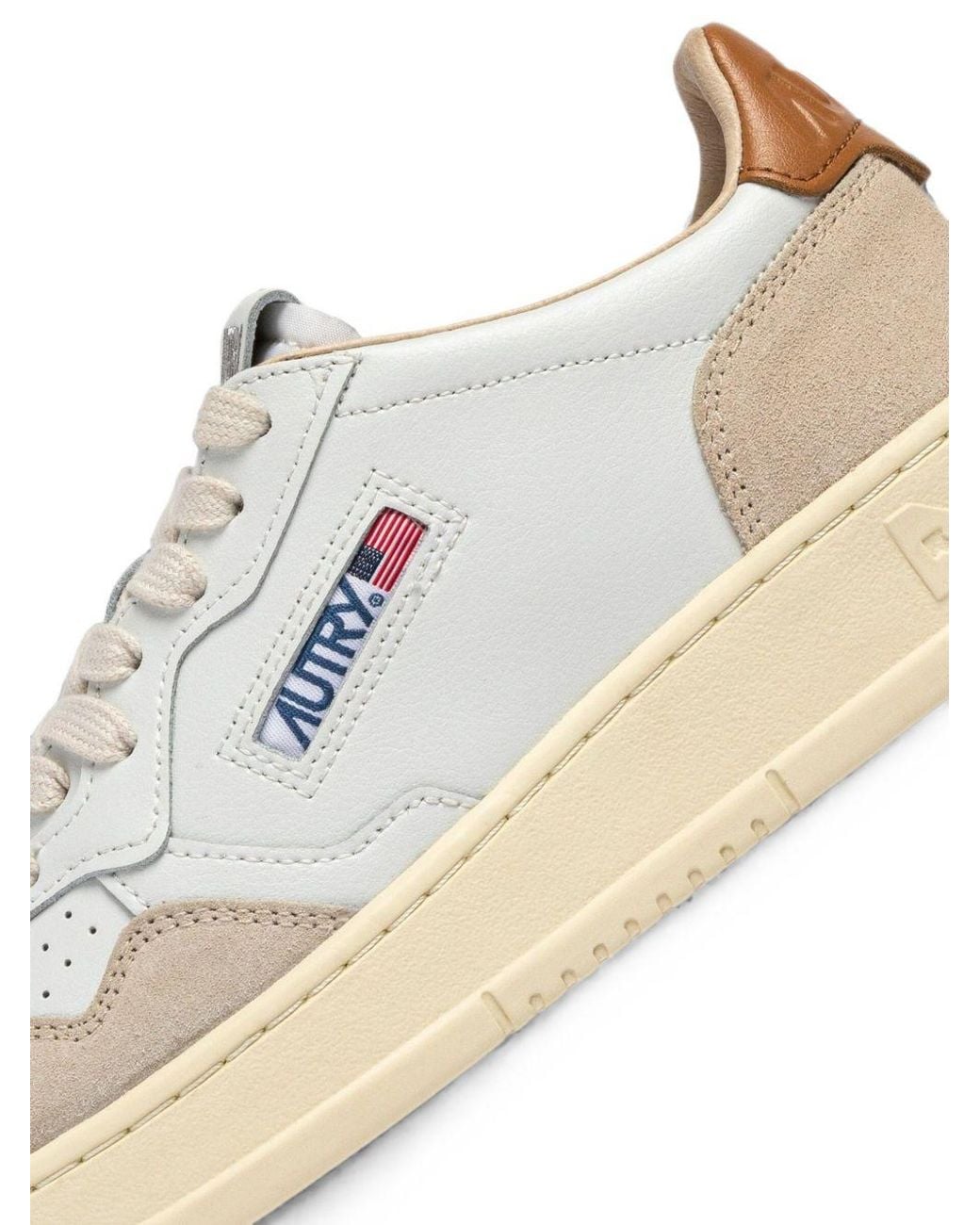 Autry White Medialist Low Sneakers