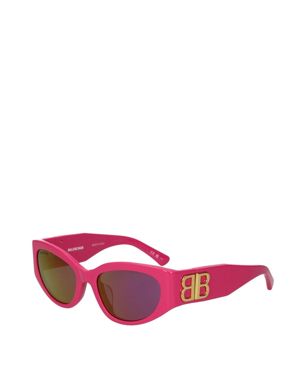 Balenciaga Pink Acetate Fuxia Sunglasses For