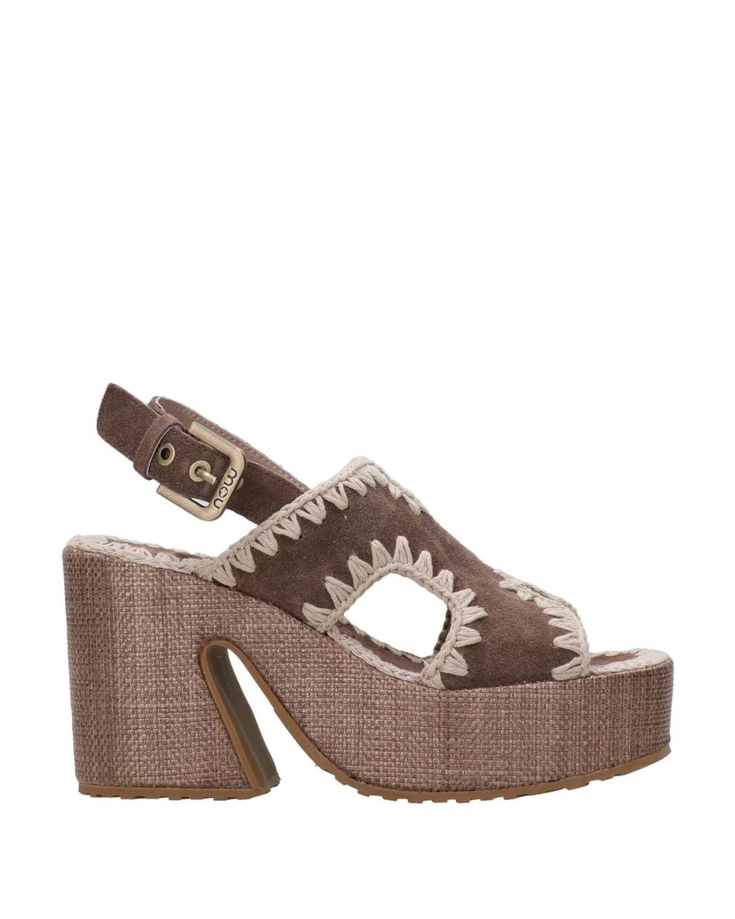 Mou Brown Sandals