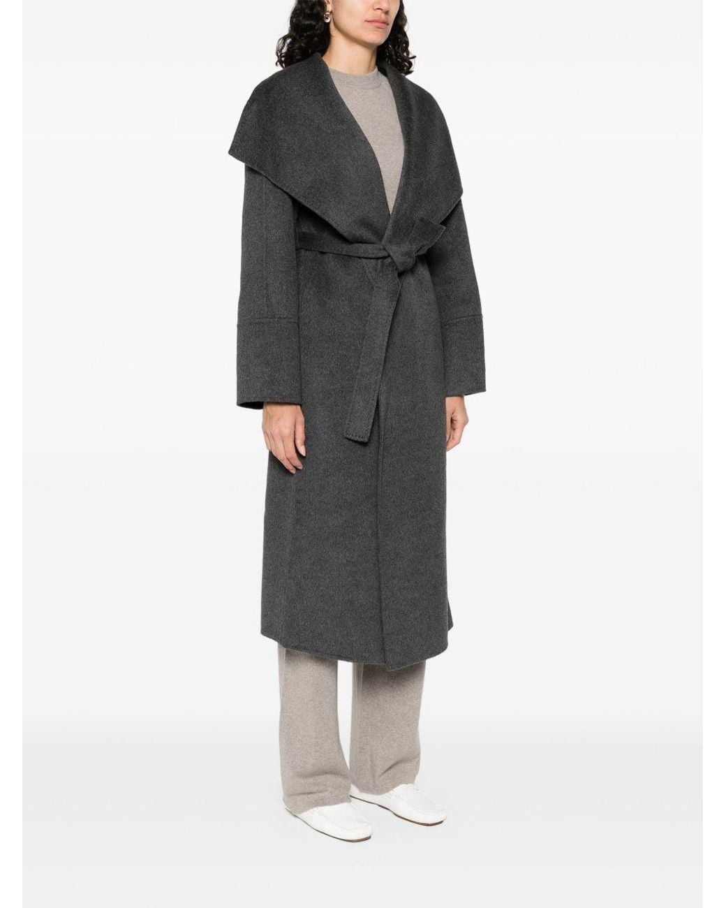Soft Goat Gray Wool Coat