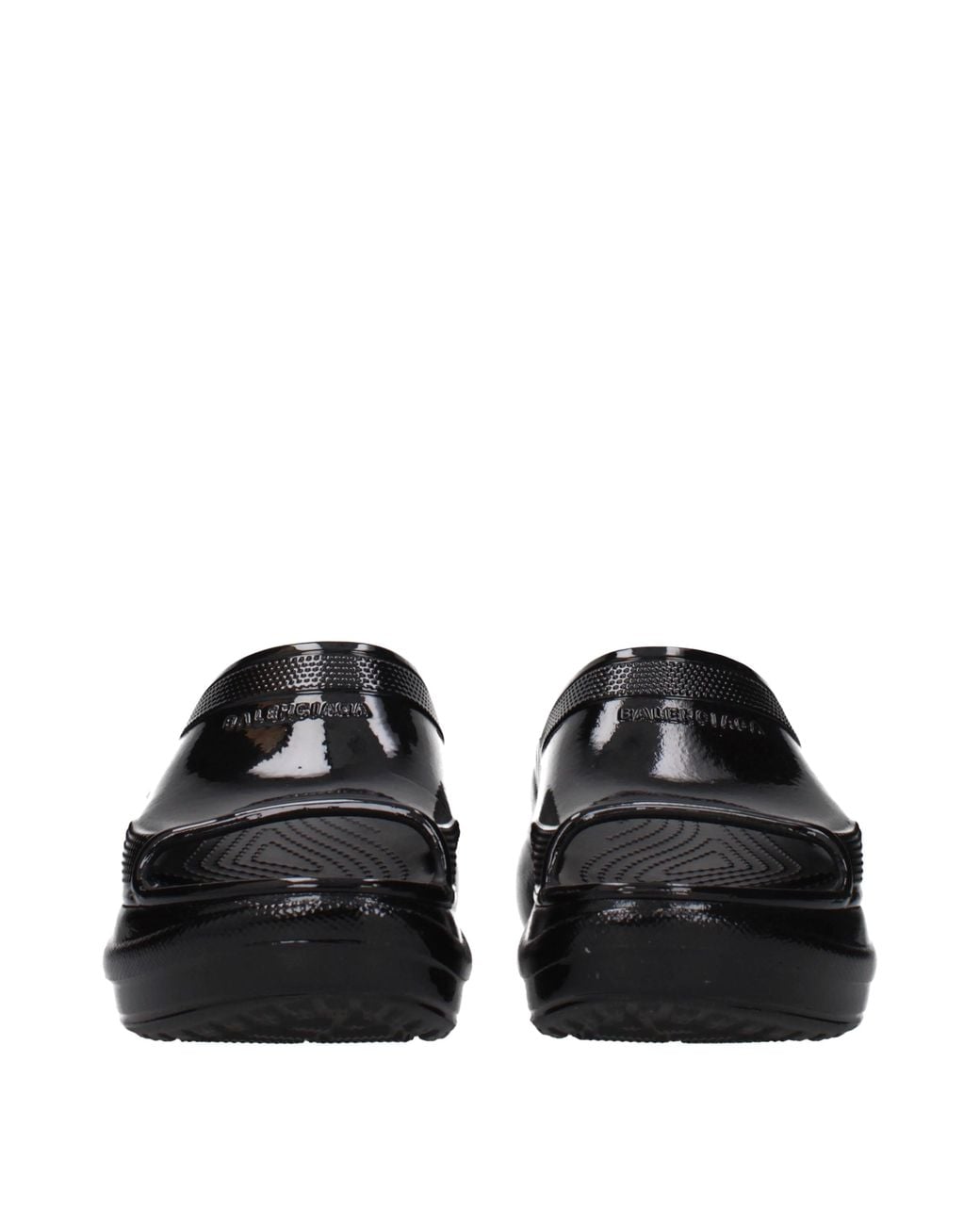Balenciaga Black T Shirts And Socks Swimming Pool Crocs Rubber