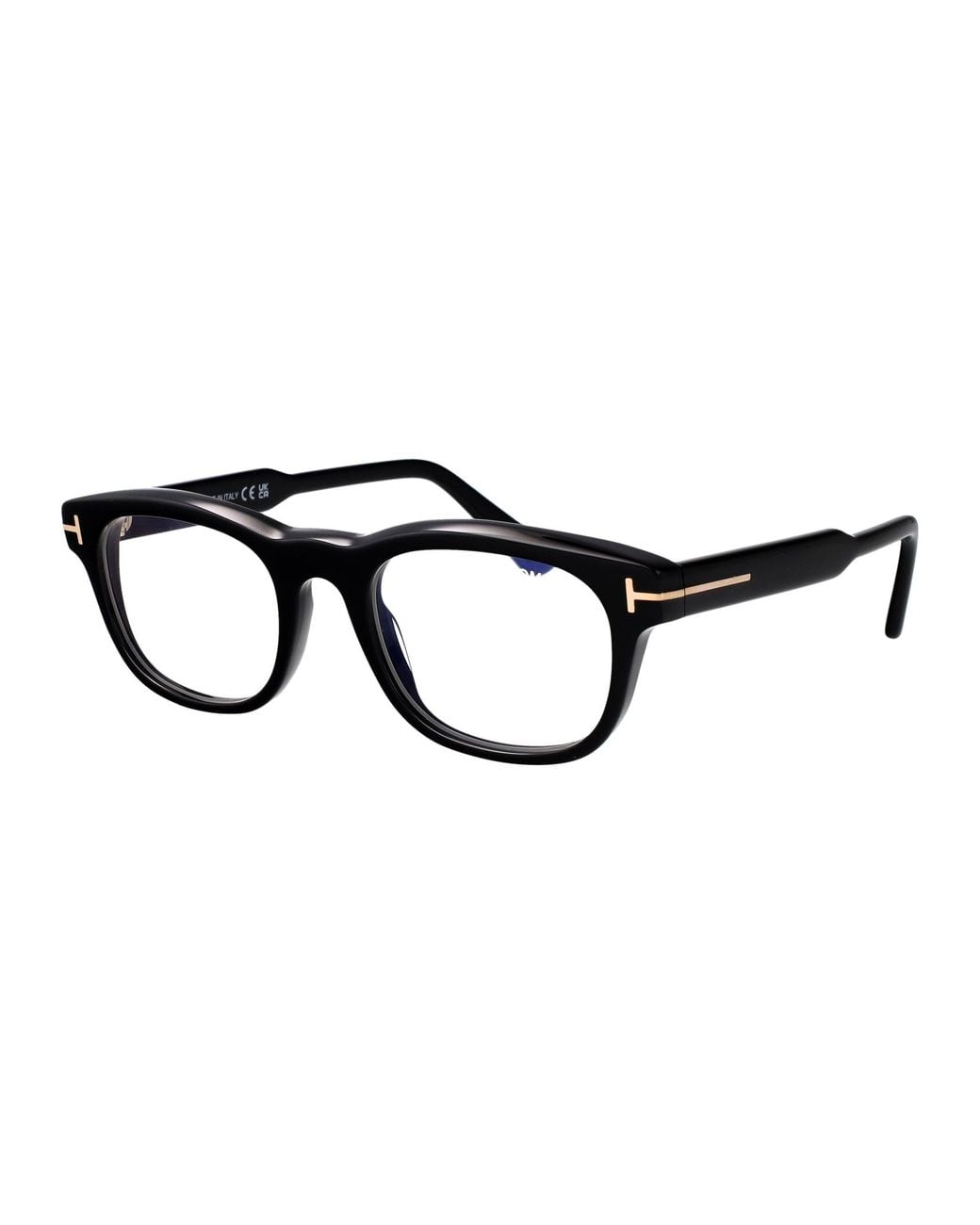 Tom Ford Black Round Optical Ft6180 B 01