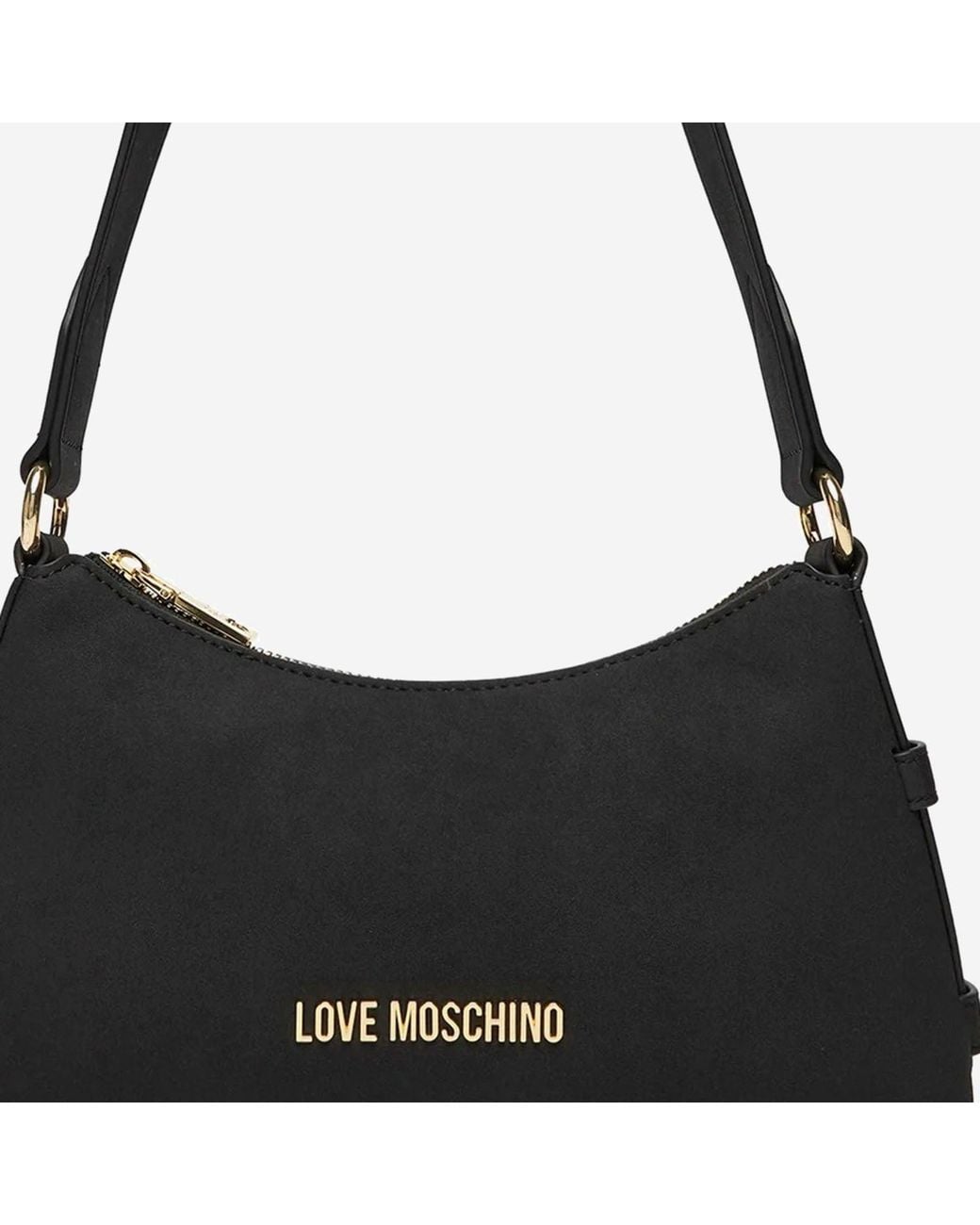 Love Moschino Black Shoulder Bag With Logo