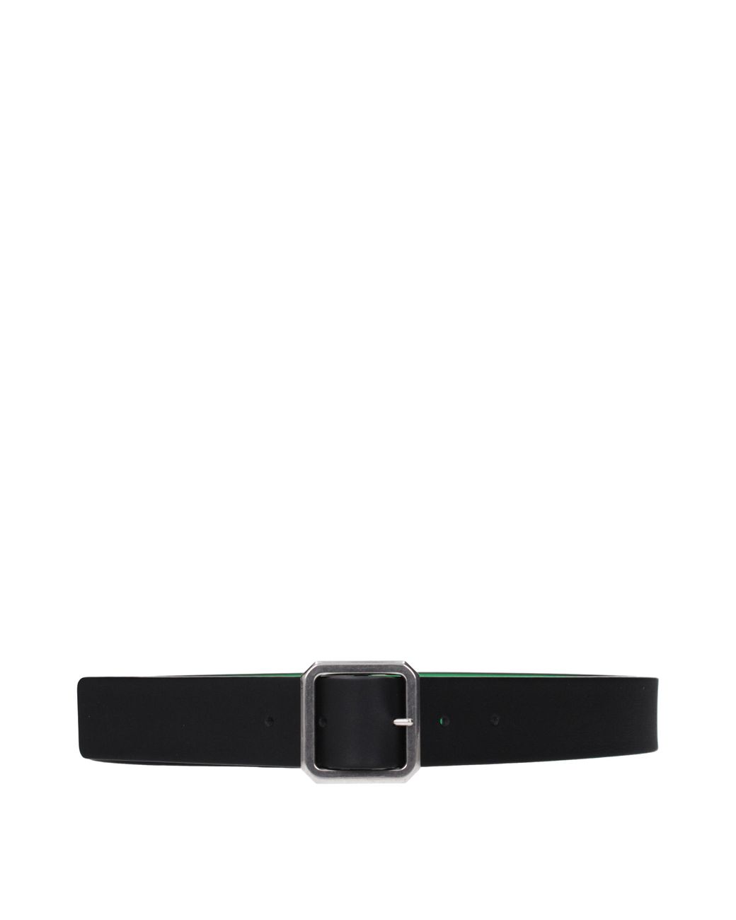 Bottega Veneta Black Belt Leather/Parakeet