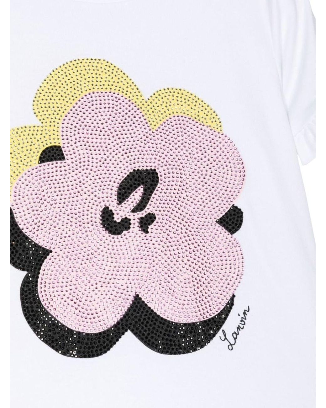 Lanvin White Mc Daisy T-Shirt