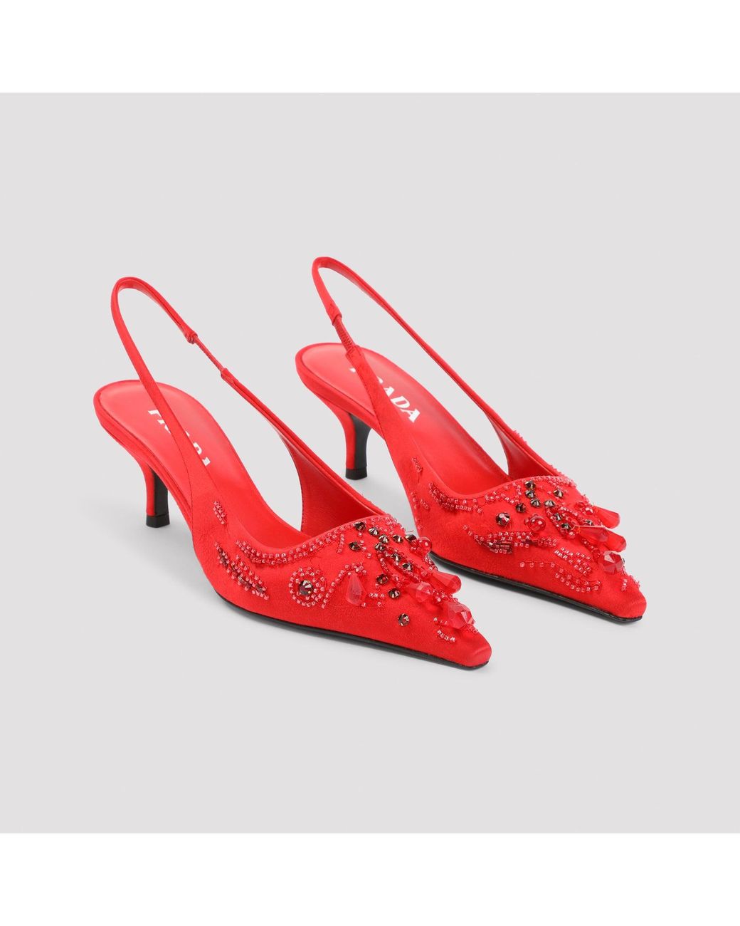 Prada Red Pumps