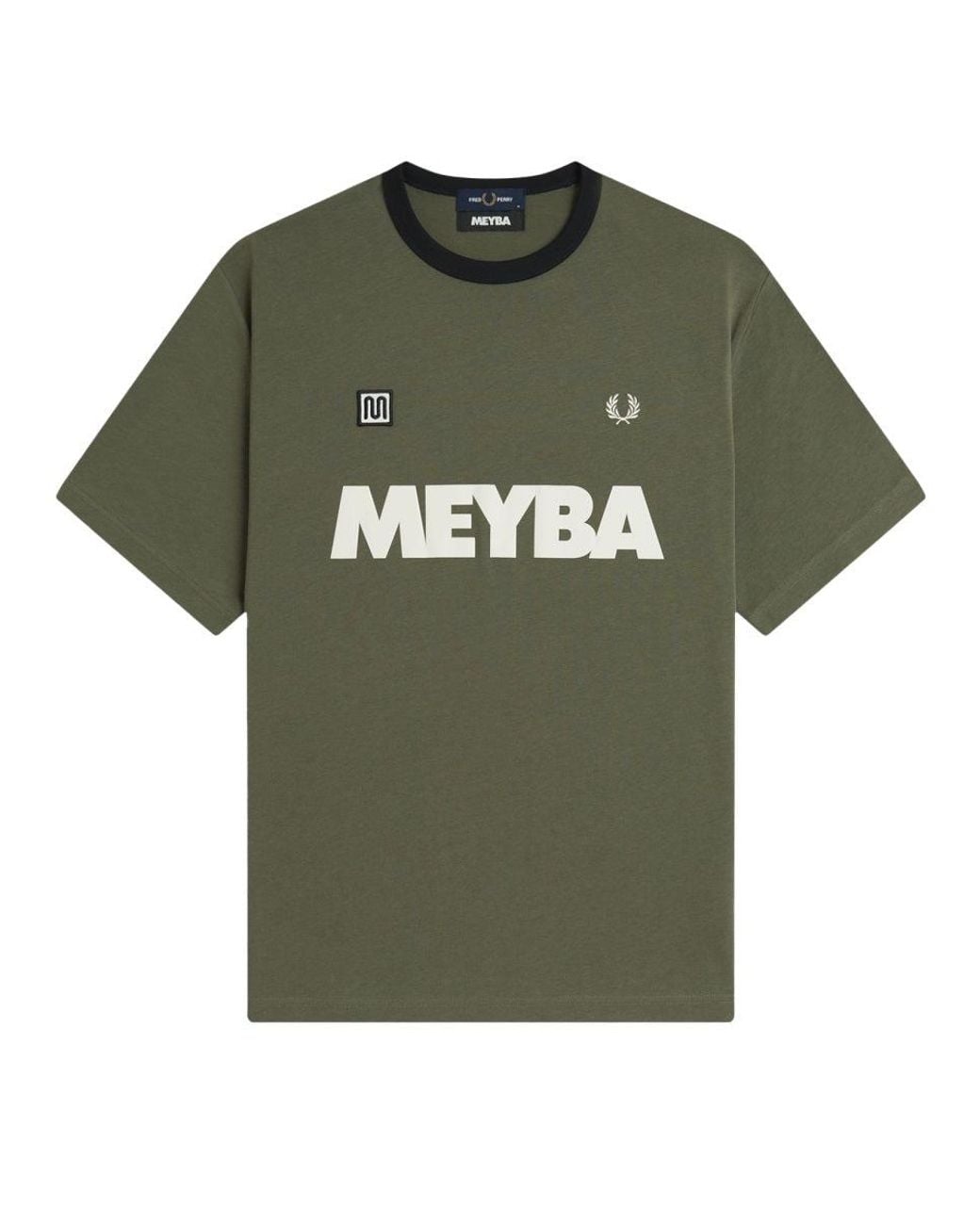 Fred Perry Green T Shirt "Ringer Meyba"