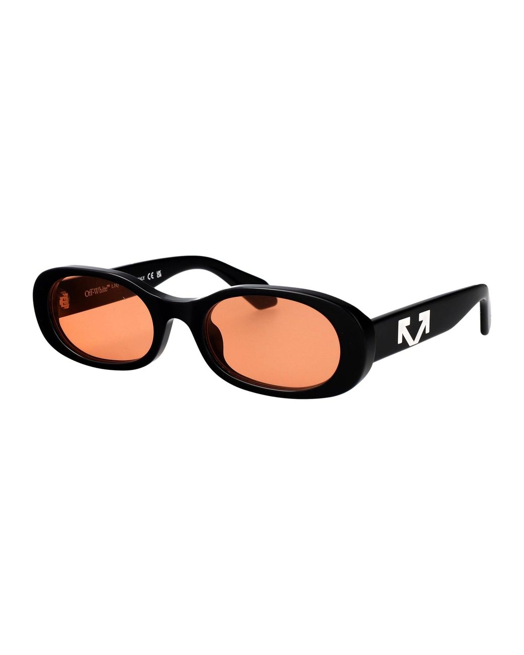 Off-White c/o Virgil Abloh Natural Shiny Acetate Sunglasses