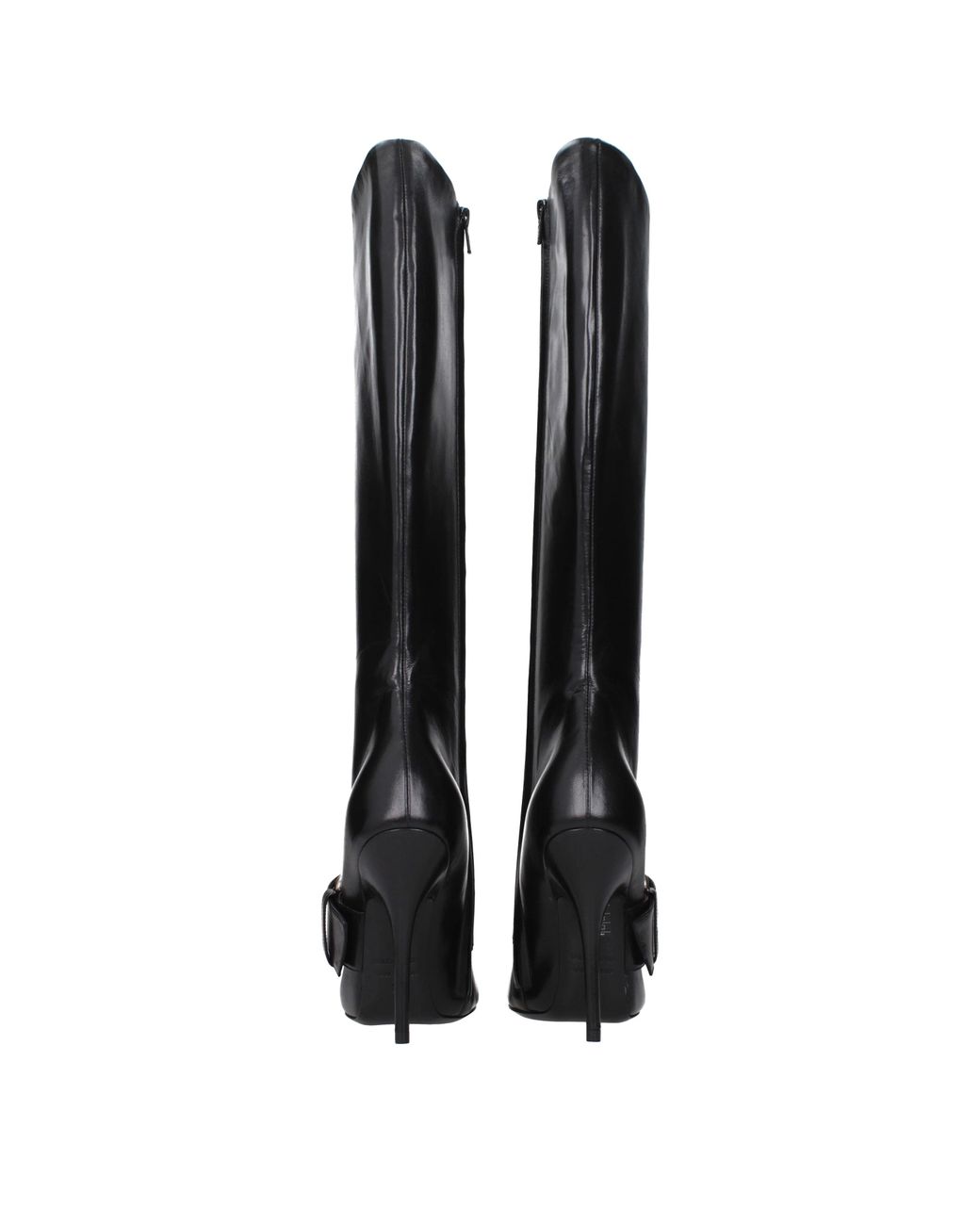 Balenciaga Black Leather Boots For