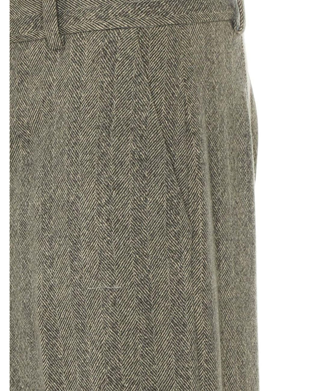 Circolo 1901 Gray Cotton Trousers