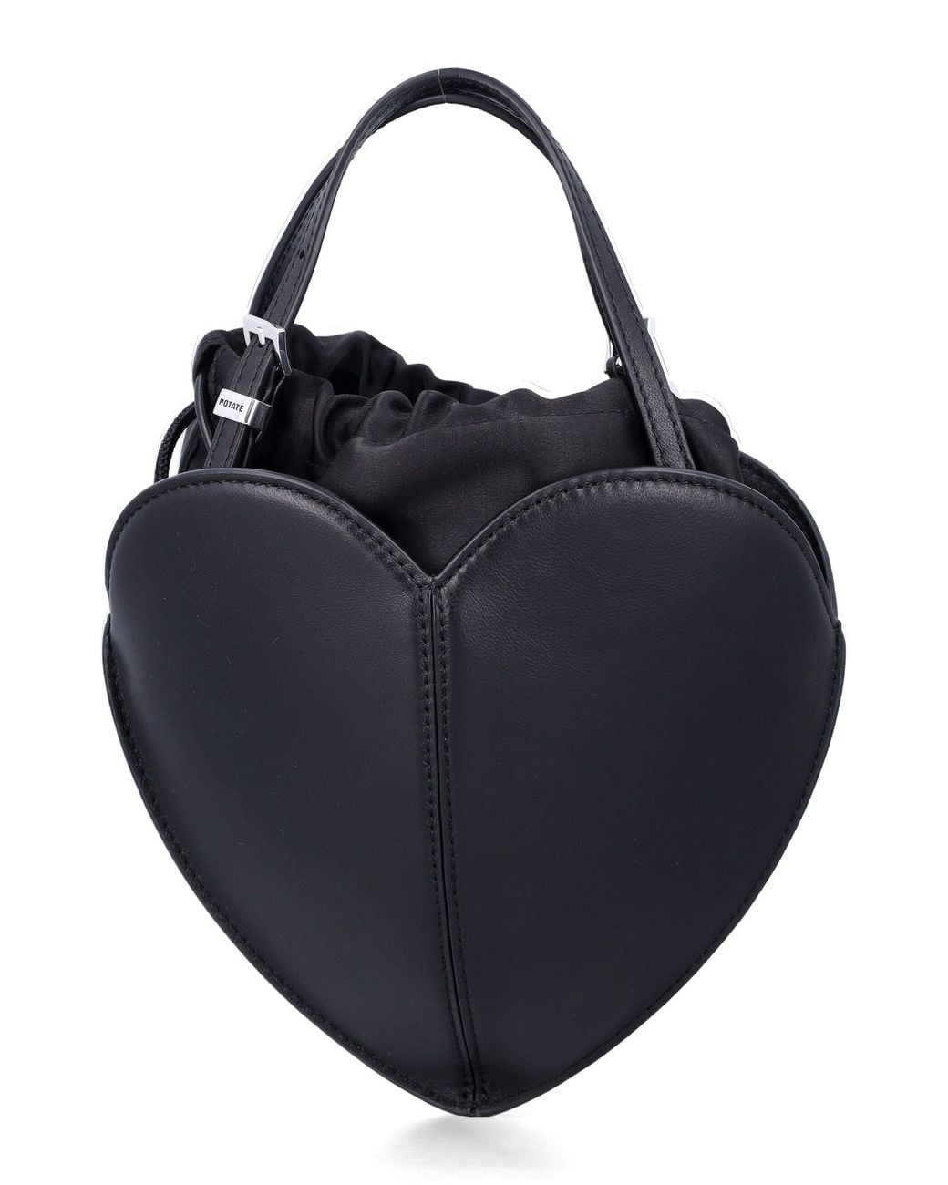 ROTATE BIRGER CHRISTENSEN Blue Heart-Shaped Leather Handbag