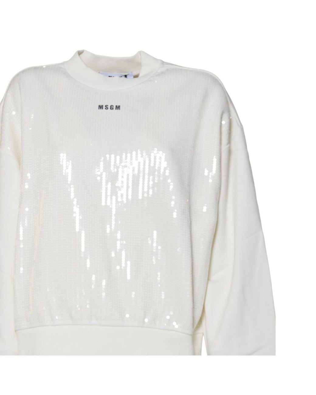 MSGM White Pullover