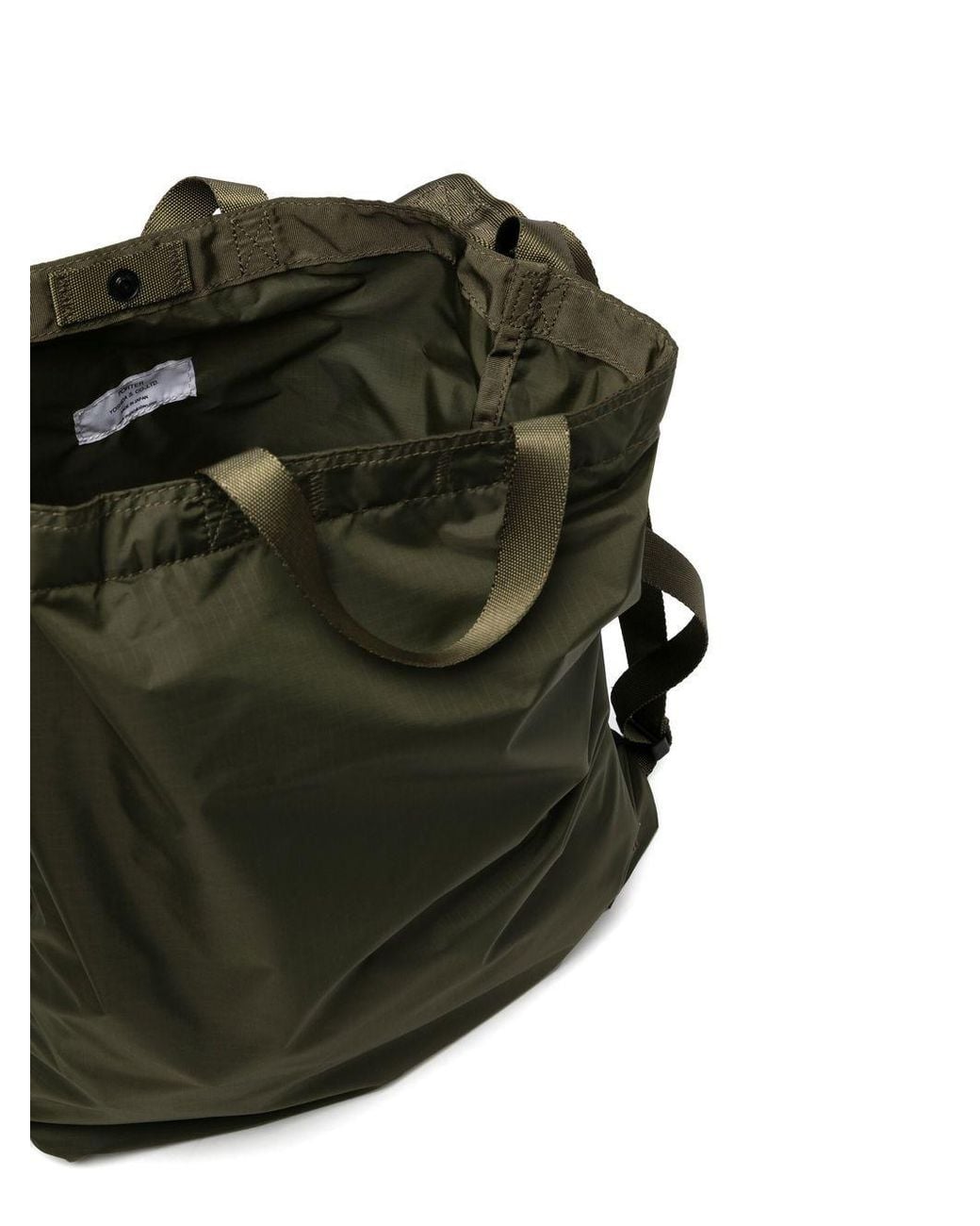 Porter-Yoshida and Co Green Logo-Patch Shoulder Bag for men