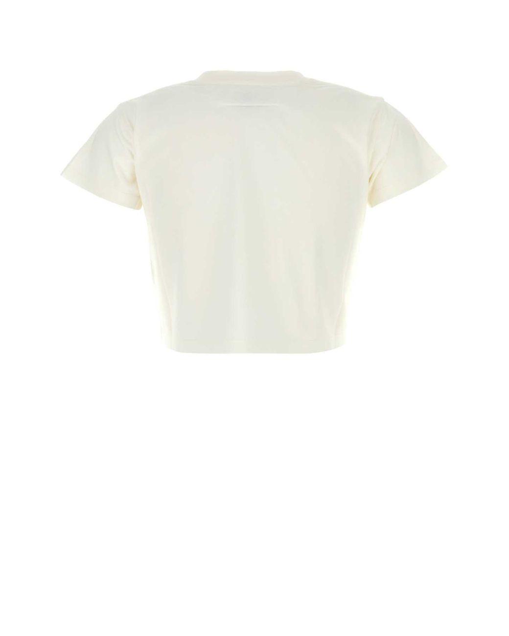 MM6 by Maison Margiela White Cotton T-Shirt