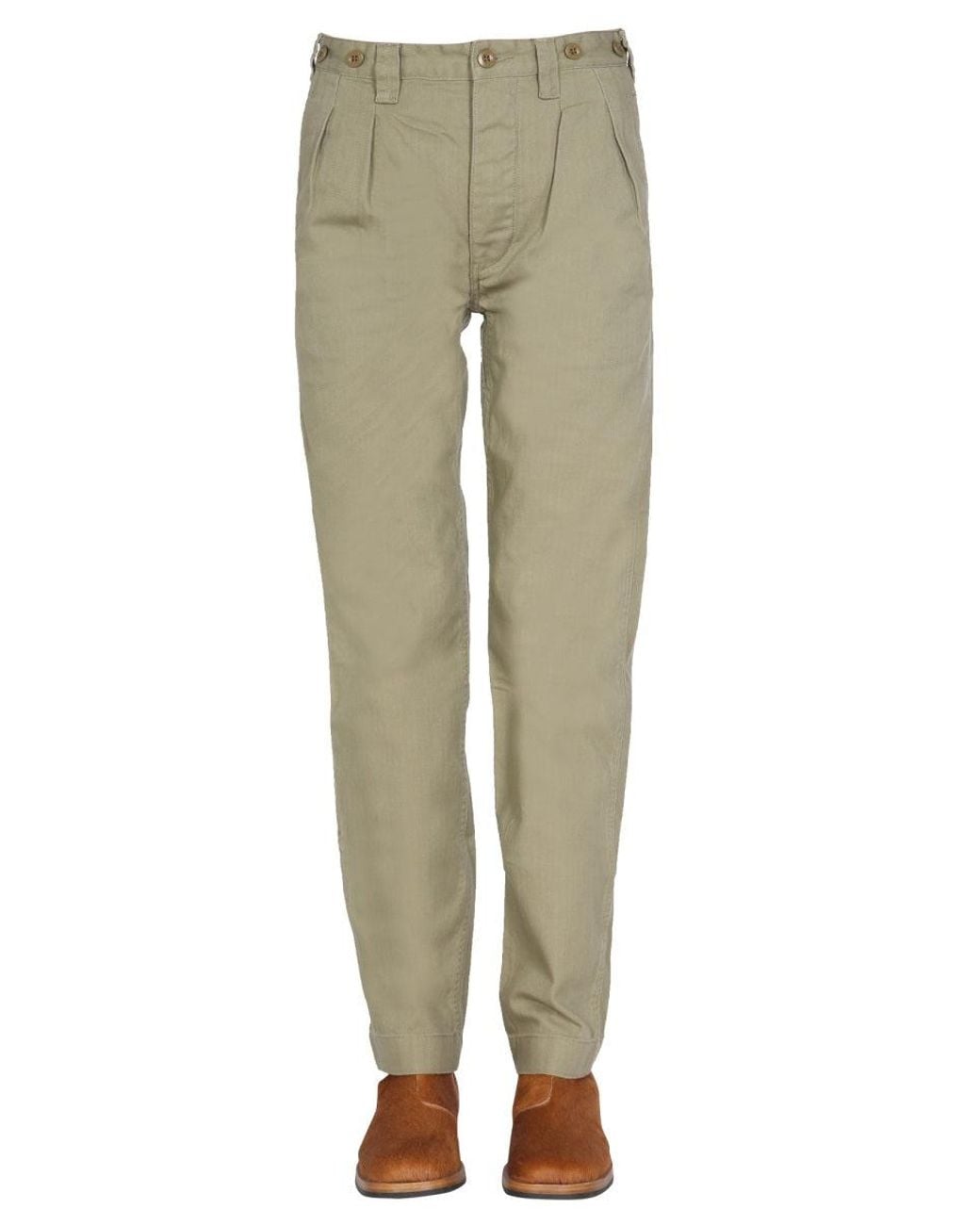 Nigel Cabourn Green Regular Fit Jeans for men