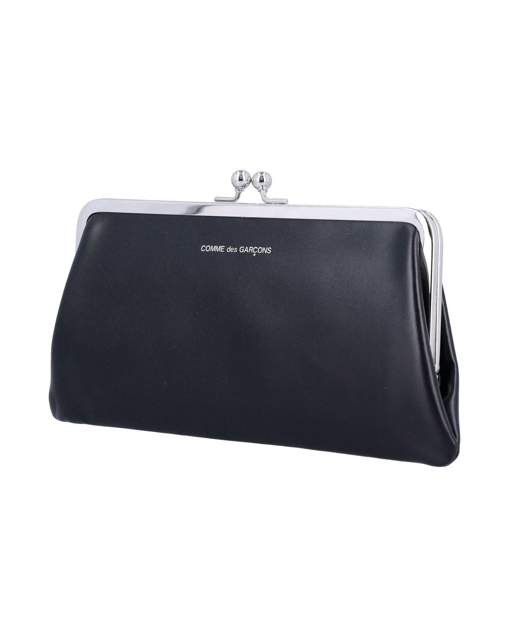 Comme des Garçons Blue Kiss-Clasp Purse