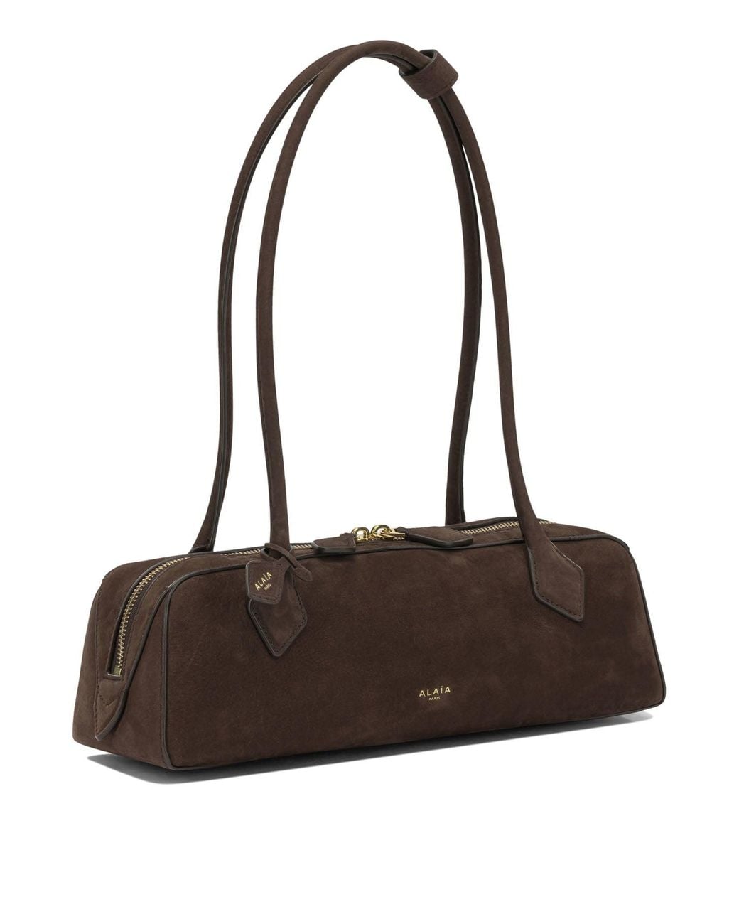Alaïa Brown "Teckel" Medium Shoulder Bag