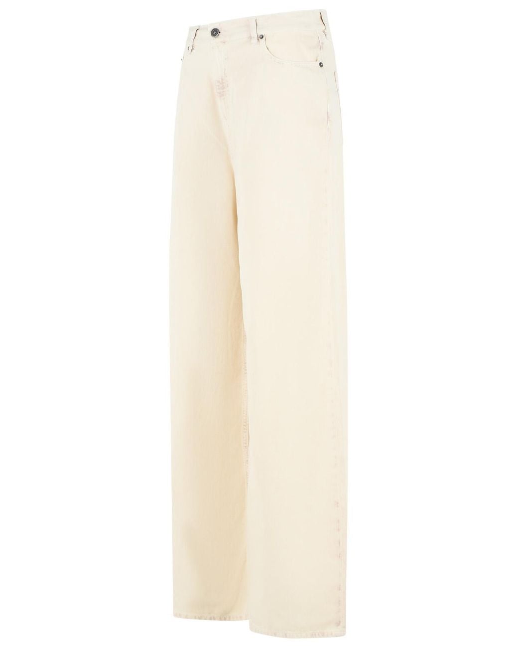 Golden Goose Deluxe Brand Natural 'Melody' Cotton Patalone