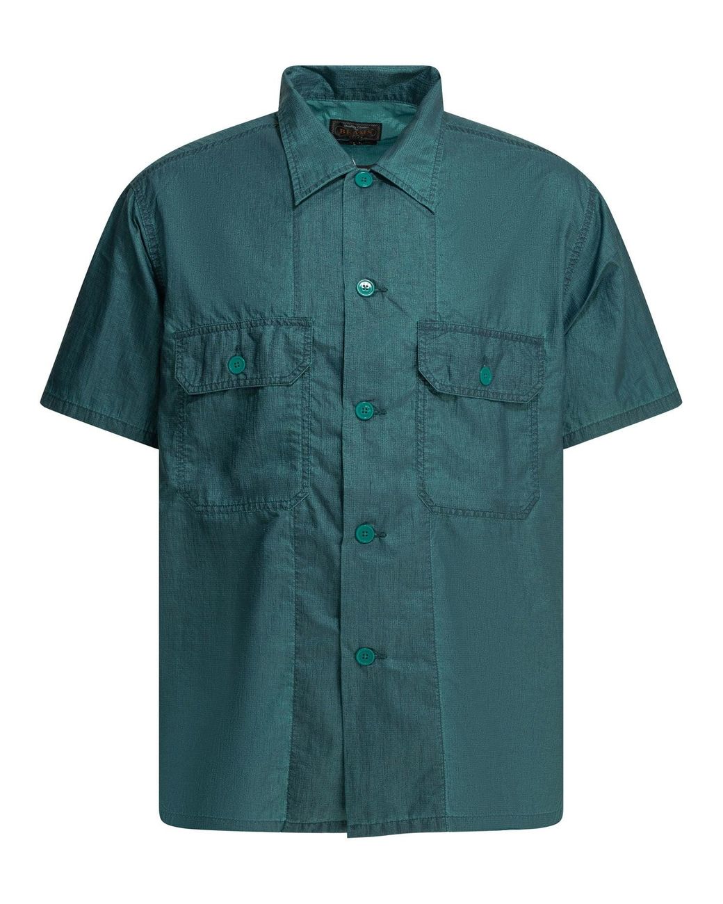 Beams Plus Green "Mil Sht" Casual Shirt