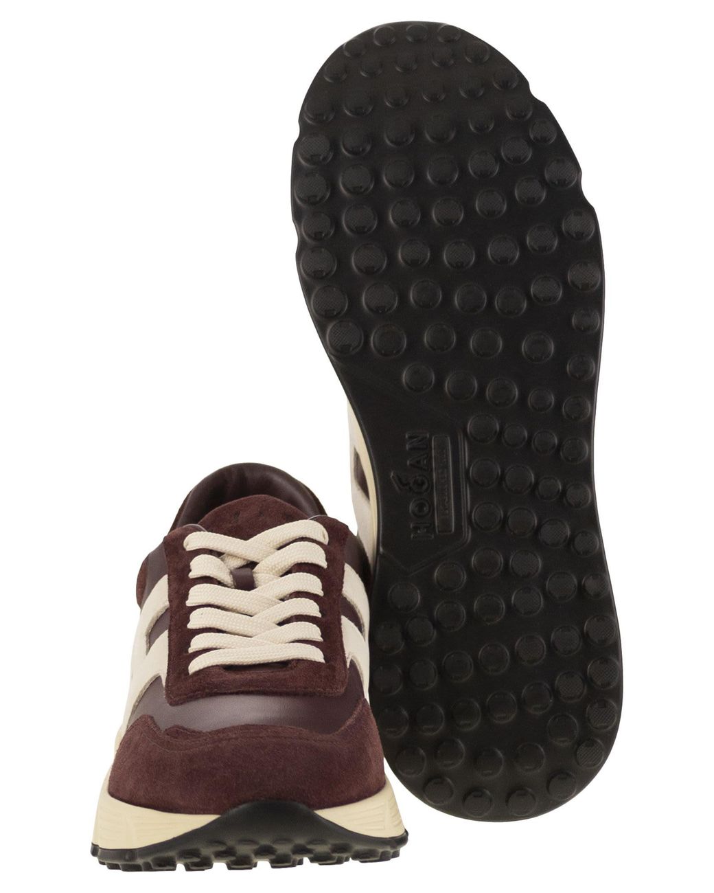 Hogan HyperLight Wildleder -Trainer in Brown für Herren