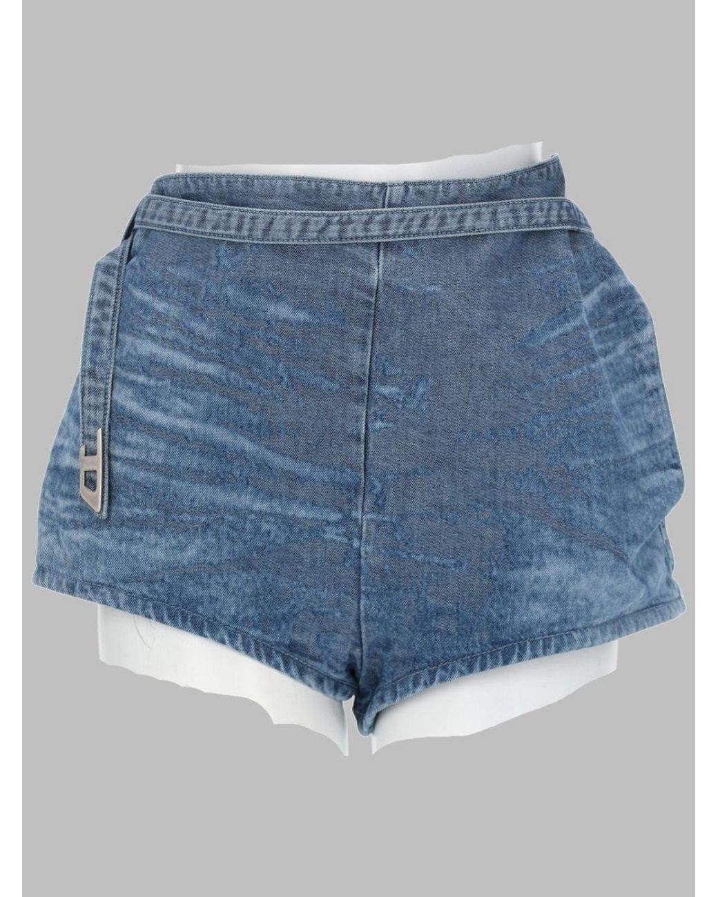 DIESEL Blue Shorts De-Drexa Cotton Elastane