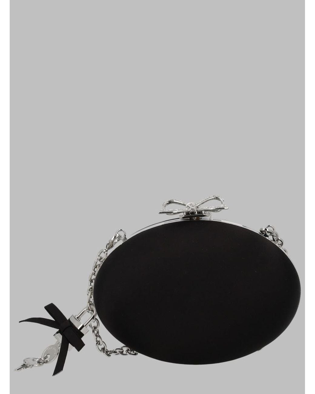 Self-Portrait Black Mini Clutch Bag