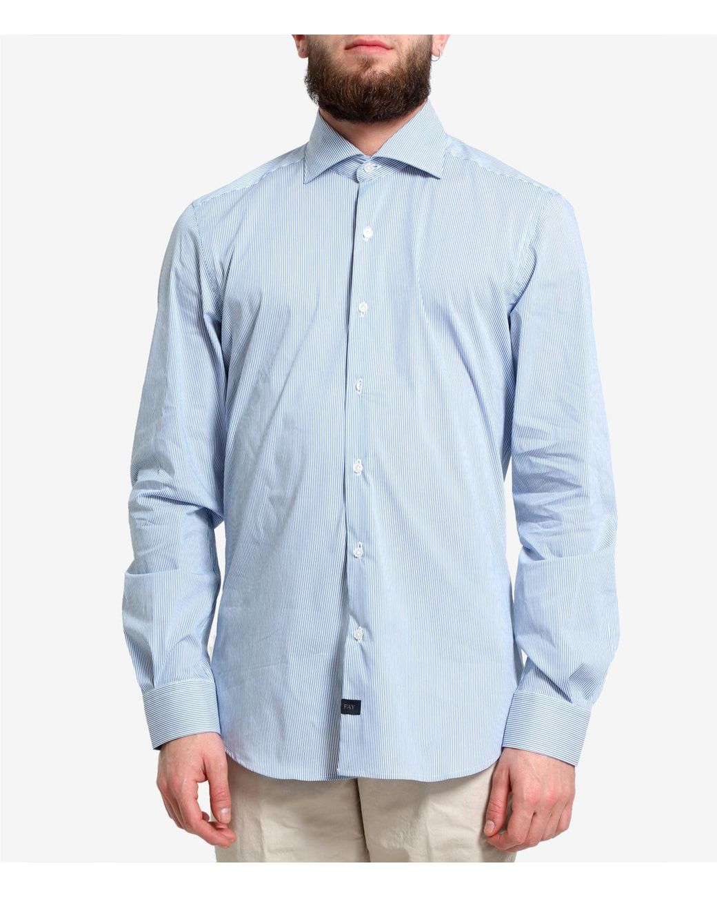 Fay Blue Shirts for men