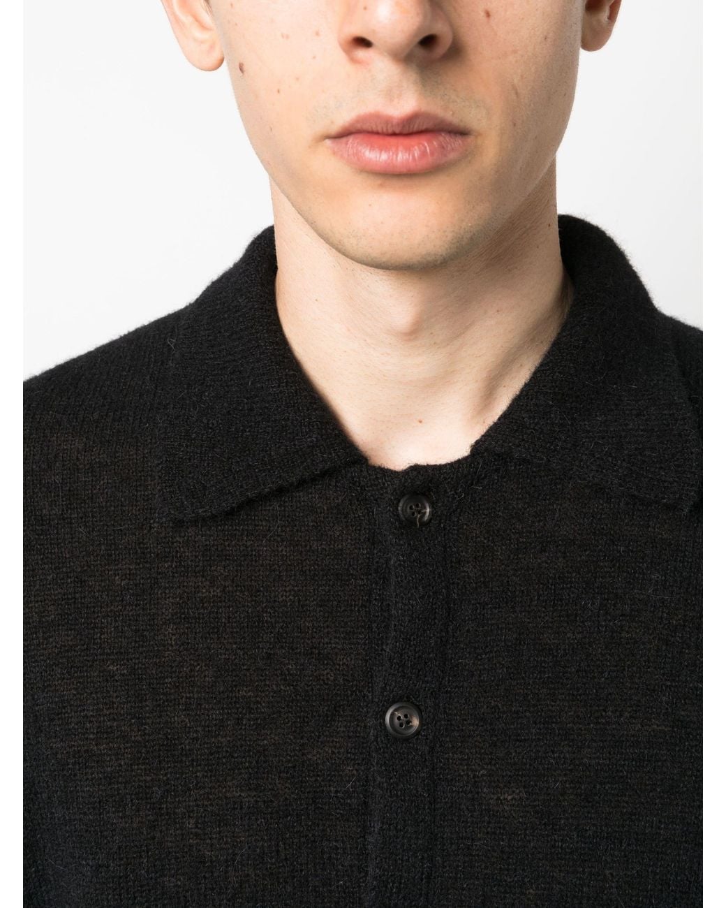 Our Legacy Black Wool Cardigan for men